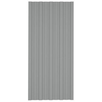 Panouri pentru acoperiș 36 buc. gri 100x45 cm oțel galvanizat - Img 2