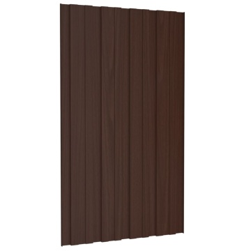 Panouri pentru acoperiș, 36 buc., maro, 80x45cm oțel galvanizat - Img 4