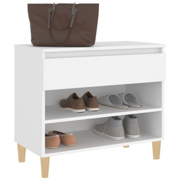 Pantofar, alb, 70x36x60 cm, lemn prelucrat - Img 4