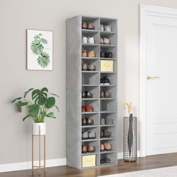 Pantofar, gri beton, 54x34x183 cm, PAL - Img 1