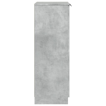 Pantofar, gri beton, 59x35x100 cm, lemn compozit - Img 8
