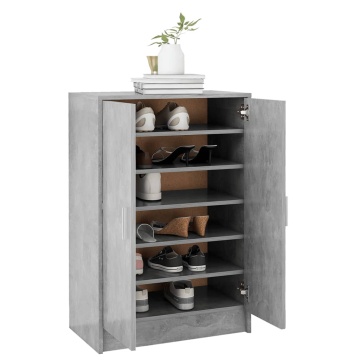 Pantofar, gri beton, 60x35x92 cm, PAL - Img 4