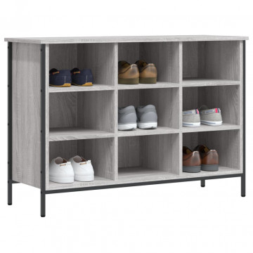 Pantofar, gri sonoma, 100x35x70 cm, lemn compozit - Img 3