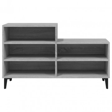 Pantofar, gri sonoma, 102x36x60 cm, lemn prelucrat - Img 3