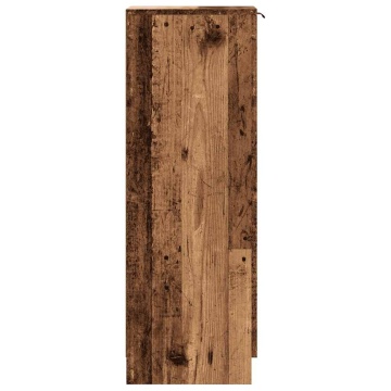 Pantofar, lemn vechi, 29,5x35x100,5 cm, lemn prelucrat - Img 8
