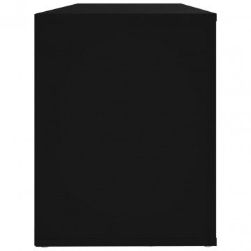 Pantofar, negru, 100x35x45 cm, lemn compozit - Img 5