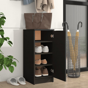 Pantofar, negru, 30x35x70 cm, lemn compozit - Img 3