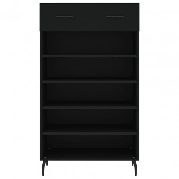 Pantofar, negru, 60x35x105 cm, lemn compozit - Img 5