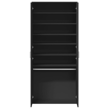 Pantofar, negru, 80 x 39 x 178 cm, PAL - Img 5