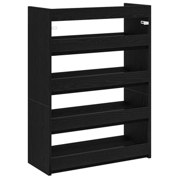 Pantofar, negru, 80x25x61,5 cm, lemn prelucrat - Img 5