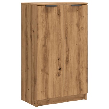 Pantofar, stejar artizanal, 59x35x100,5 cm, lemn prelucrat - Img 2