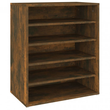 Pantofar, stejar fumuriu, 60x35x70 cm, lemn prelucrat - Img 2