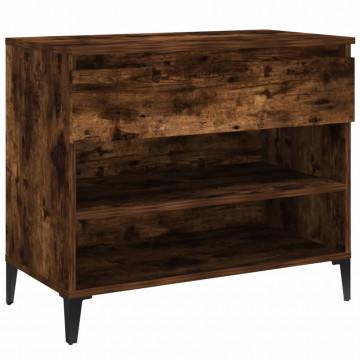 Pantofar, stejar fumuriu, 70x36x60 cm, lemn prelucrat - Img 2