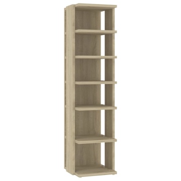 Pantofar, stejar sonoma, 27,5x27x102 cm, lemn prelucrat - Img 2