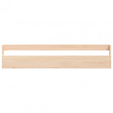 Pantofare de perete, 2 buc., 110x9x23 cm, lemn masiv pin - Img 5