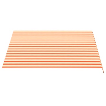 Pânză de rezervă copertină, galben și portocaliu, 3x2,5 m - Img 3
