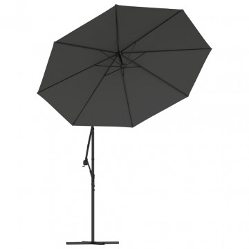 Pânză de schimb umbrelă de soare consolă, antracit, 300 cm - Img 5
