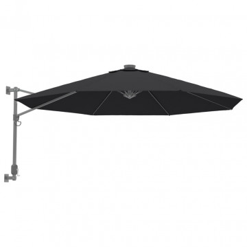Pânză de schimb umbrelă de soare, negru, 300 cm - Img 7
