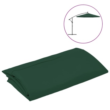 Pânză de schimb umbrelă de soare, verde, 300 cm - Img 2