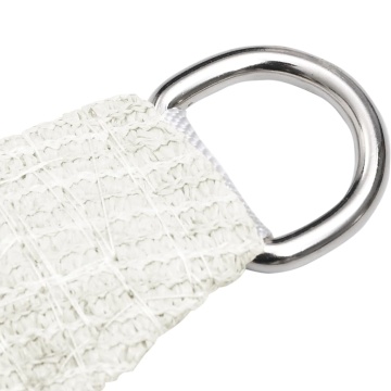 Pânză parasolar, alb, 3 x 3 x 4,2 m, HDPE, 160 g/m² - Img 4