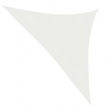 Pânză parasolar, alb, 5x5x6 m, HDPE, 160 g/m² - Img 1