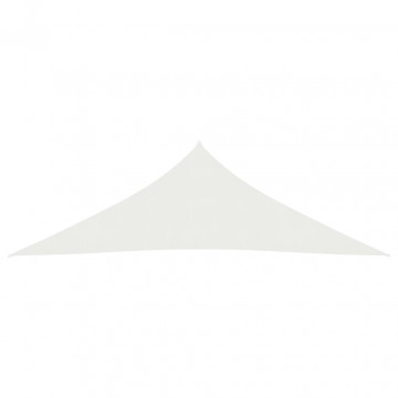 Pânză parasolar, alb, 5x5x6 m, HDPE, 160 g/m² - Img 2