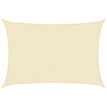 Pânză parasolar, crem, 2,5 x 3,5 m, HDPE, 160 g/m² - Img 2