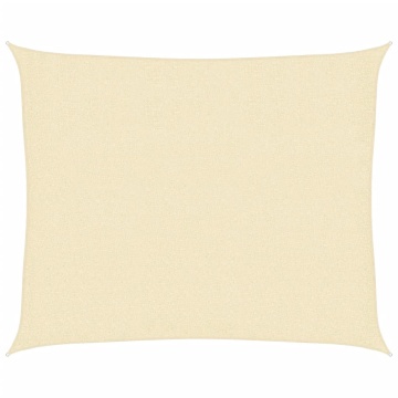 Pânză parasolar, crem, 2,5 x 3 m, HDPE, 160 g/m² - Img 2