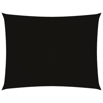 Pânză parasolar, negru, 3x4,5 m, țesătură oxford dreptunghiular - Img 2