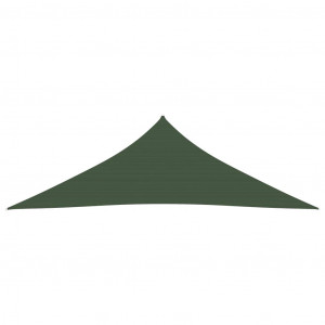 Pânză parasolar, verde închis, 3,5x3,5x4,9 m, HDPE, 160 g/m² - Img 3