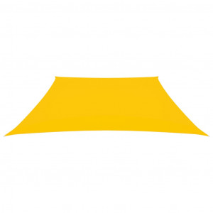 Parasolar, galben, 3/4x2 m, țesătură oxford, trapez - Img 3