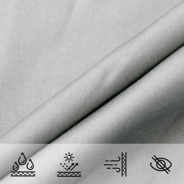 Parasolar, gri deschis, 2x2 m, 100% poliester Oxford - Img 7