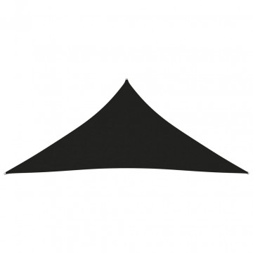 Parasolar, negru, 3x4x4 m, țesătură oxford, triunghiular - Img 2