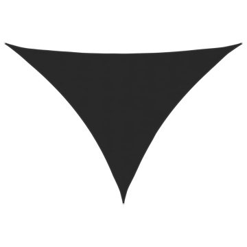 Parasolar, negru, 4x4x5,8 m, țesătură oxford, triunghiular - Img 2