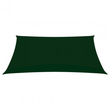 Parasolar verde închis, 4x6 m țesătură oxford dreptunghiular - Img 2