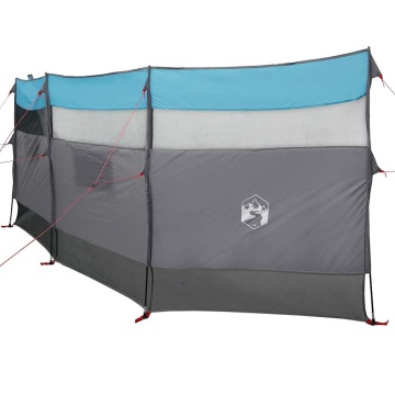 Paravan de camping, albastru, 510x153 cm, impermeabil - Img 8