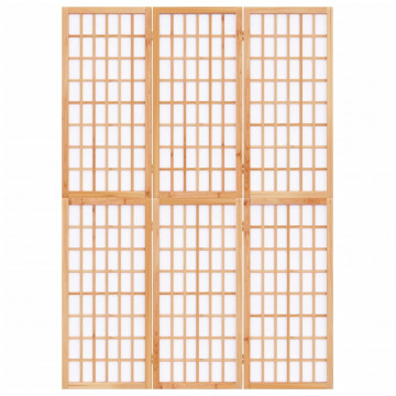 Paravan pliabil de cameră, 3 panouri, 120x170 cm, stil japonez - Img 3