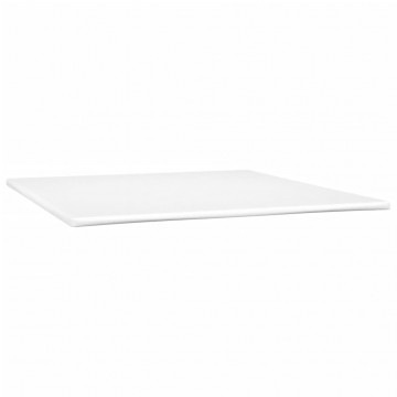 Pat box spring cu saltea, negru, 180x200 cm, catifea - Img 5