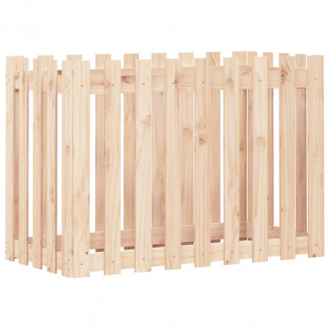 Pat înălțat grădină design gard 100x50x70 cm lemn impregnat pin - Img 2