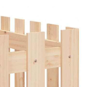 Pat înălțat grădină design gard 200x50x70 cm lemn impregnat pin - Img 6