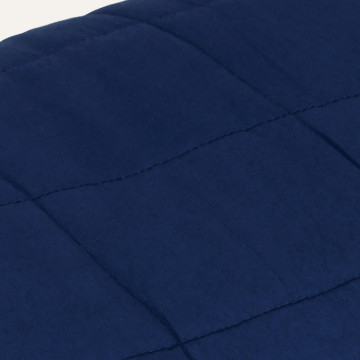 Pătură anti-stres, albastru, 137x200 cm, 10 kg, textil - Img 4
