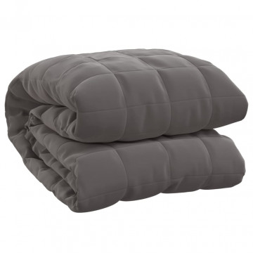 Pătură antistres, gri, 200x200 cm, 9 kg, material textil - Img 2