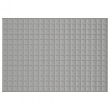 Pătură grea, gri, 137x200 cm, 6 kg, material textil - Img 3