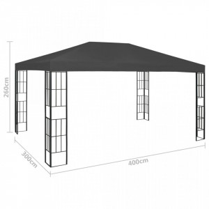 Pavilion, antracit, 3 x 4 m - Img 6