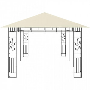 Pavilion cu plasă anti-țânțari, crem, 6 x 3 x 2,73 m - Img 4