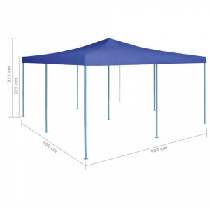 Pavilion pliabil, albastru, 5 x 5 m - Img 6