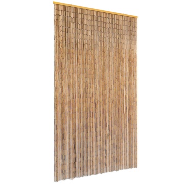 Perdea de ușă pentru insecte, bambus, 120x220 cm - Img 1