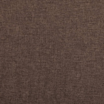 Perdea opacă, aspect pânză, cu ocheți, gri taupe, 290x245 cm - Img 4