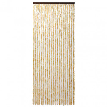 Perdea pentru insecte, bej, 90x220 cm, Chenille - Img 3
