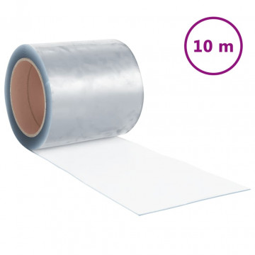 Perdea pentru ușă, transparent, 200 mmx1,6 mm 10 m, PVC - Img 2